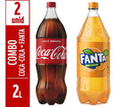 Refrigerante Coca-Cola + Fanta Laranja Pet 2 Litros